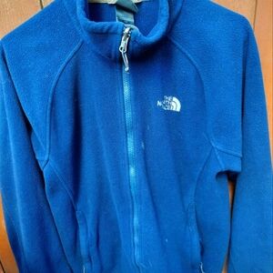 Men's fleece zip down north face jacket